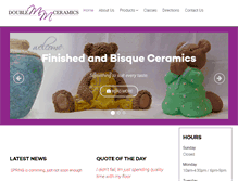 Tablet Screenshot of doublemceramics.com